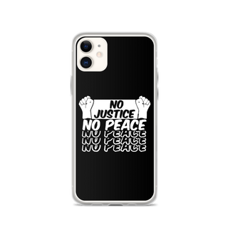 No Justice No Peace Clear Case for iPhone®