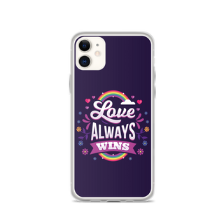 Love Always Wins Clear Case for iPhone®