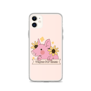 Vegan For Them iPhone Case