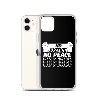 No Justice No Peace Clear Case for iPhone®