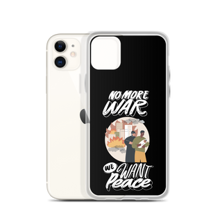 We Want Peace Clear Case for iPhone®