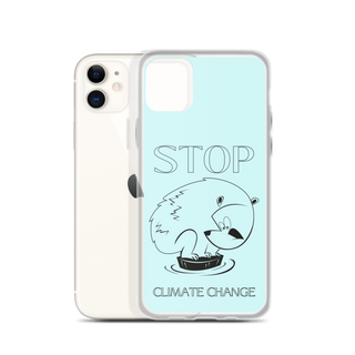 Stop Climate Change Clear Case for iPhone®