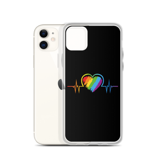 LGBTIQ+ Heart Clear Case for iPhone®