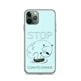 Stop Climate Change Clear Case for iPhone®