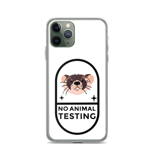 No Animal Testing Clear Case for iPhone®