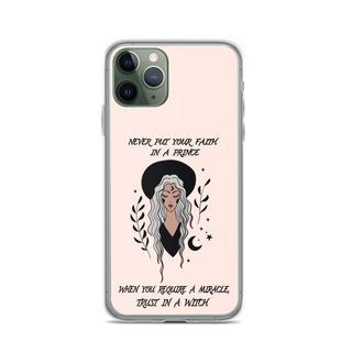 Never Put Faith In A Prince Clear Case for iPhone®