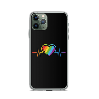 LGBTIQ+ Heart Clear Case for iPhone®