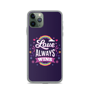 Love Always Wins Clear Case for iPhone®