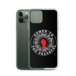 Power To The Peaceful Clear Case for iPhone®