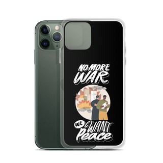 We Want Peace Clear Case for iPhone®