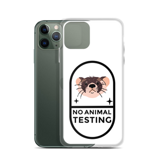 No Animal Testing Clear Case for iPhone®