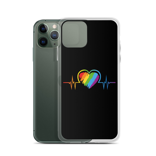 LGBTIQ+ Heart Clear Case for iPhone®