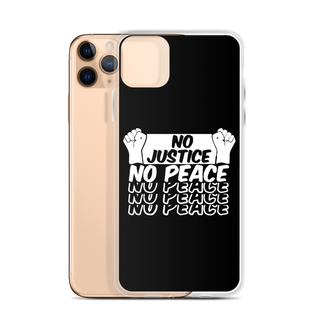 No Justice No Peace Clear Case for iPhone®