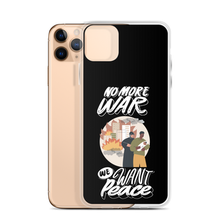 We Want Peace Clear Case for iPhone®