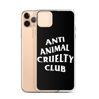 Anti Animal Cruelty Club Clear Case for iPhone®