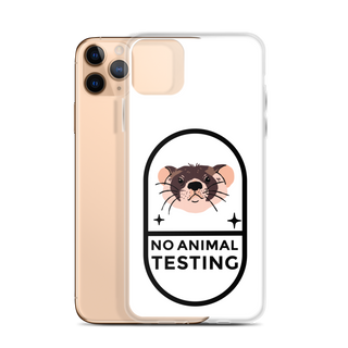 No Animal Testing Clear Case for iPhone®