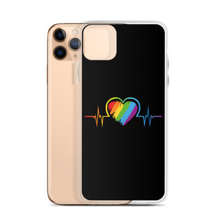 LGBTIQ+ Heart Clear Case for iPhone®