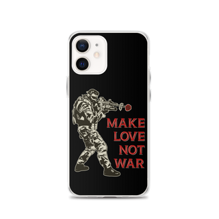 Make Love Not War v2 Clear Case for iPhone®