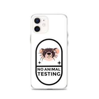 No Animal Testing Clear Case for iPhone®