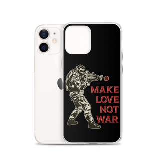 Make Love Not War v2 Clear Case for iPhone®