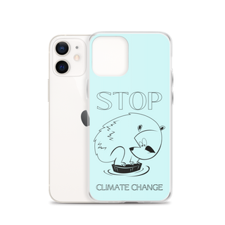 Stop Climate Change Clear Case for iPhone®