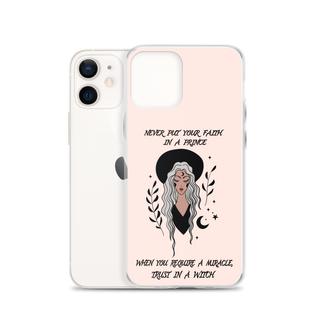 Never Put Faith In A Prince Clear Case for iPhone®