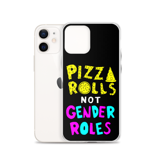 Pizza Rolls Not Gender Rolles Clear Case for iPhone®