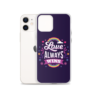 Love Always Wins Clear Case for iPhone®