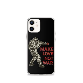 Make Love Not War v2 Clear Case for iPhone®