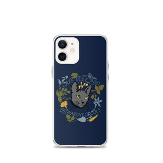 Cat Rule And Patriarchy Drools Clear Case for iPhone®