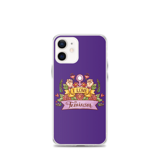 I Love Feminism Clear Case for iPhone®