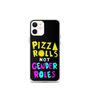 Pizza Rolls Not Gender Rolles Clear Case for iPhone®