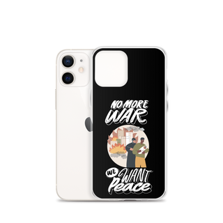 We Want Peace Clear Case for iPhone®