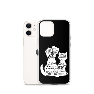 Friends Are Like Stars Clear Case for iPhone®