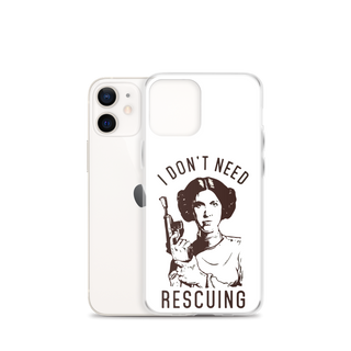 I Don't Need Rescuing Clear Case for iPhone®