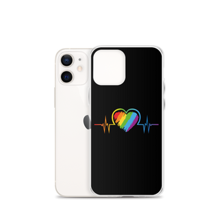 LGBTIQ+ Heart Clear Case for iPhone®