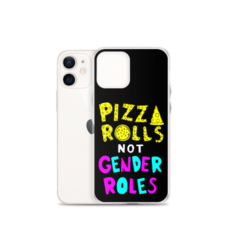 Pizza Rolls Not Gender Rolles Clear Case for iPhone®