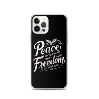 Peace in Your Heart Freedom in Your Soul Clear Case for iPhone®