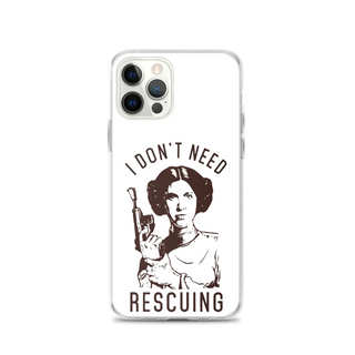 I Don't Need Rescuing Clear Case for iPhone®