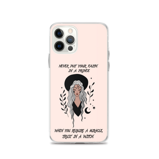 Never Put Faith In A Prince Clear Case for iPhone®