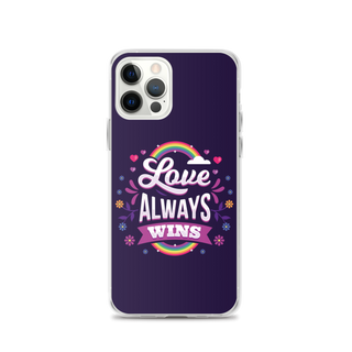 Love Always Wins Clear Case for iPhone®