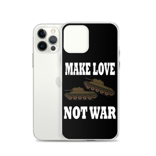 Make Love Not War Clear Case for iPhone®