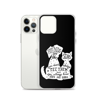 Friends Are Like Stars Clear Case for iPhone®