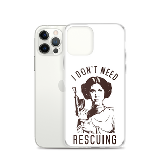 I Don't Need Rescuing Clear Case for iPhone®