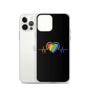 LGBTIQ+ Heart Clear Case for iPhone®