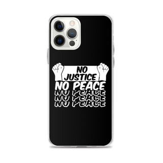 No Justice No Peace Clear Case for iPhone®