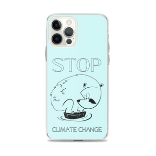 Stop Climate Change Clear Case for iPhone®