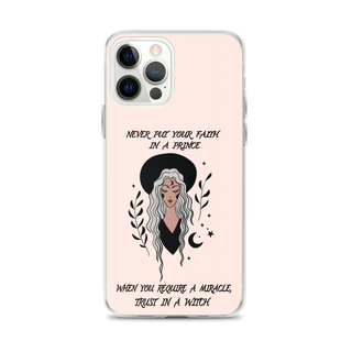 Never Put Faith In A Prince Clear Case for iPhone®