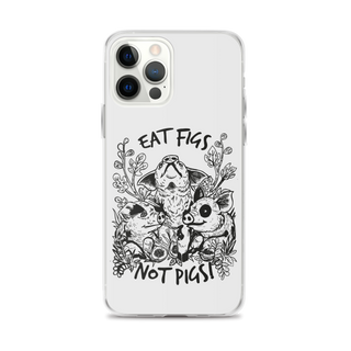 Eat Figs No Pigs iPhone Case