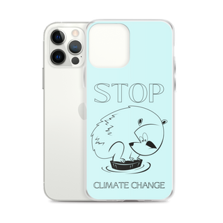 Stop Climate Change Clear Case for iPhone®